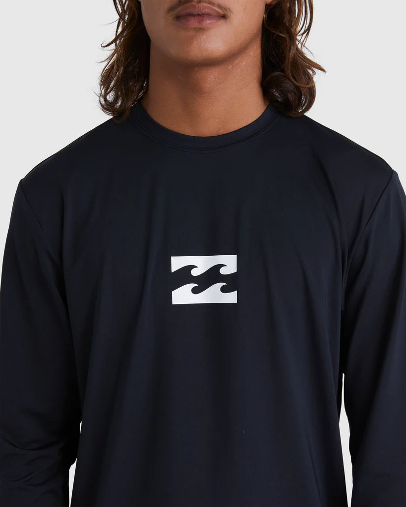 Billabong All Day Wave Rash Vest Black