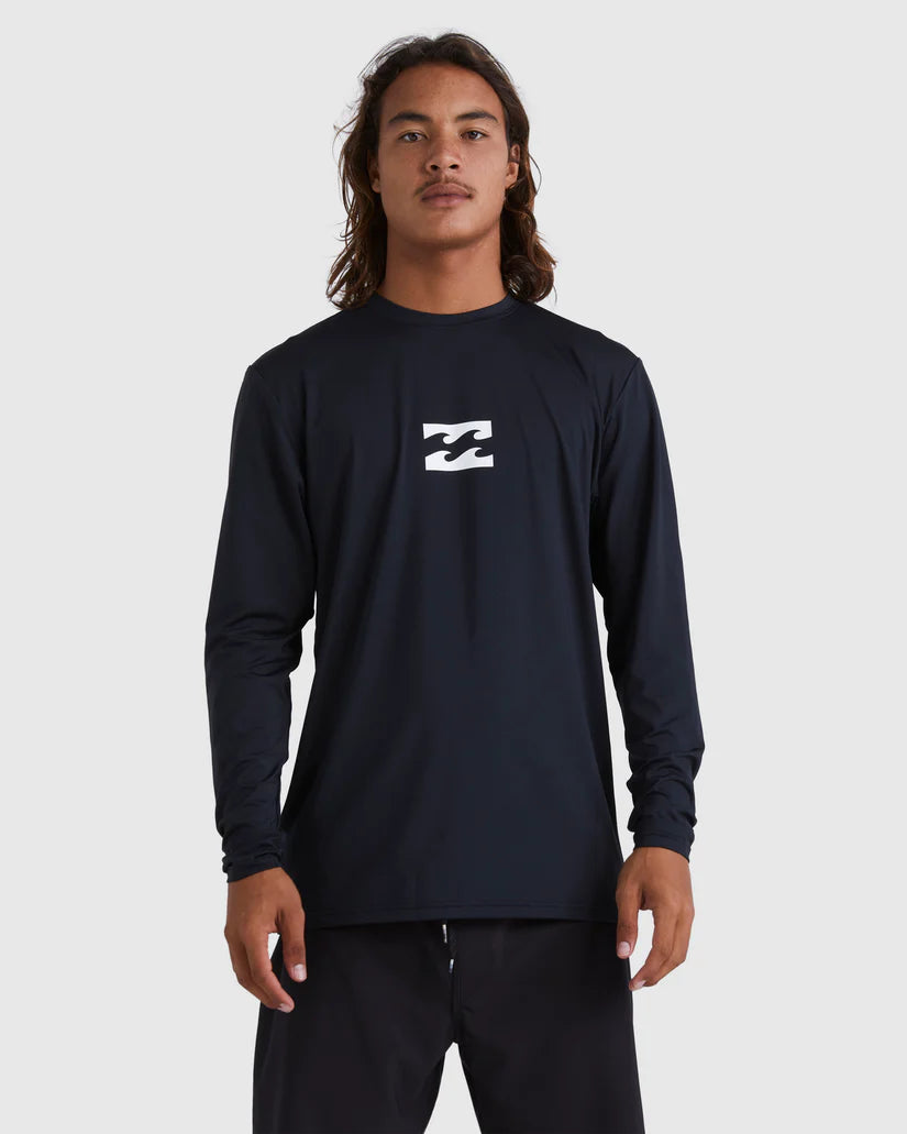 Billabong All Day Wave Rash Vest Black