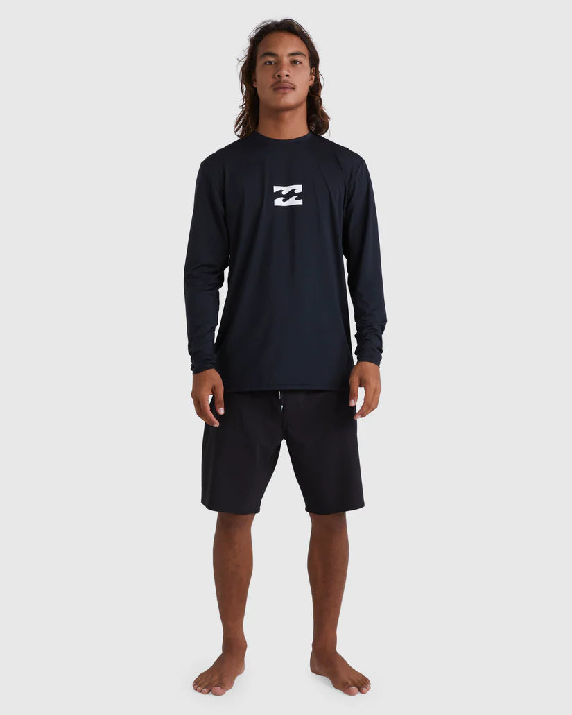Billabong All Day Wave Rash Vest Black