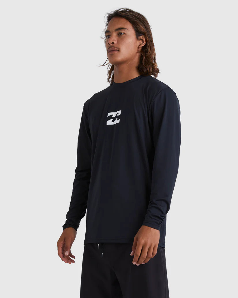 Billabong All Day Wave Rash Vest Black