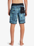 Surfsilk Radical Scallop Board Shorts Boys 8-16