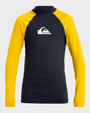 Quiksilver Everyday Long Sleeve UPF 50 Rash Vest Boys 8-16