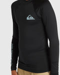 Quiksilver Everyday Solid Long Sleeve UPF 50 Surf T-Shirt Boys 8-16