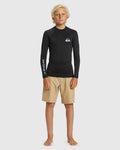Quiksilver Everyday Solid Long Sleeve UPF 50 Surf T-Shirt Boys 8-16