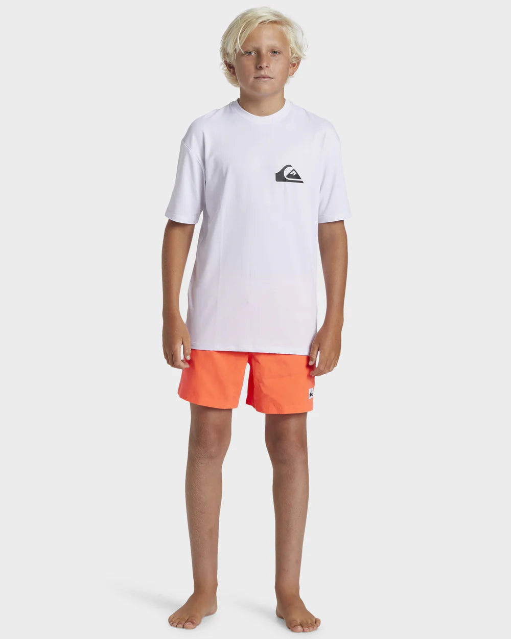 Quiksilver Everyday Surf UPF 50 Short Sleeve Rash Vest Boys 8-16