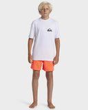 Quiksilver Everyday Surf UPF 50 Short Sleeve Rash Vest Boys 8-16