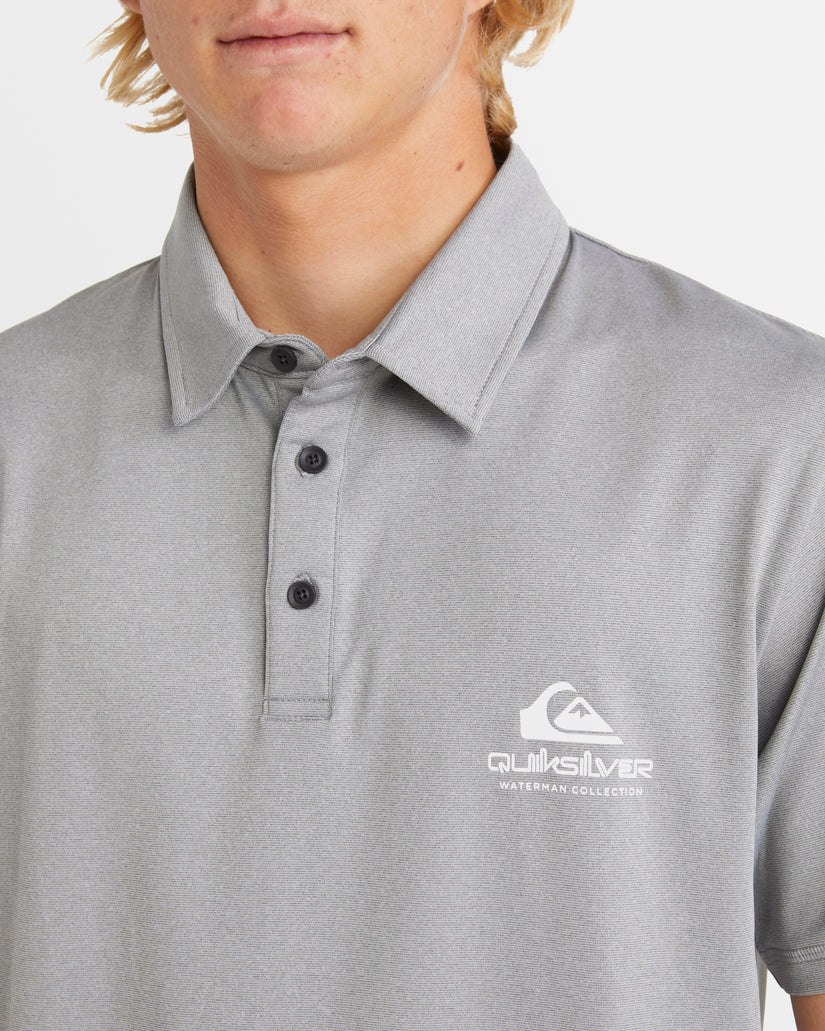 Quiksilver Baitball Short Sleeve Upf 50 Surf Polo Shirt