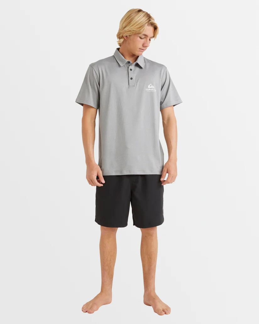Quiksilver Baitball Short Sleeve Upf 50 Surf Polo Shirt