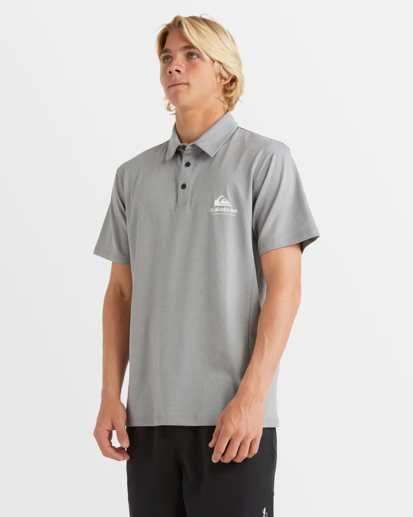 Quiksilver Baitball Short Sleeve Upf 50 Surf Polo Shirt
