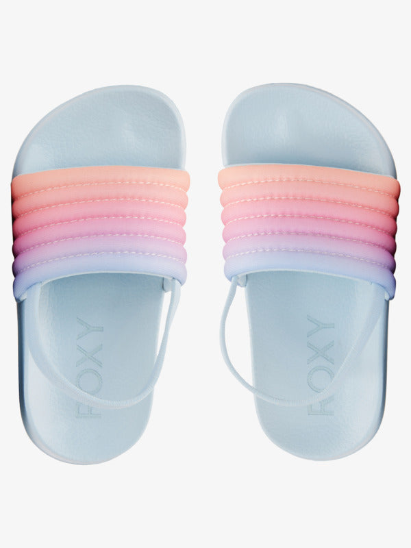 Roxy Slippy Ribbed Sandals