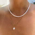 Atolea Baroque Pearl Pendant Necklace