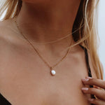 Atolea Baroque Pearl Pendant Necklace