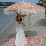 Isla Label Bellflower Beach Umbrella