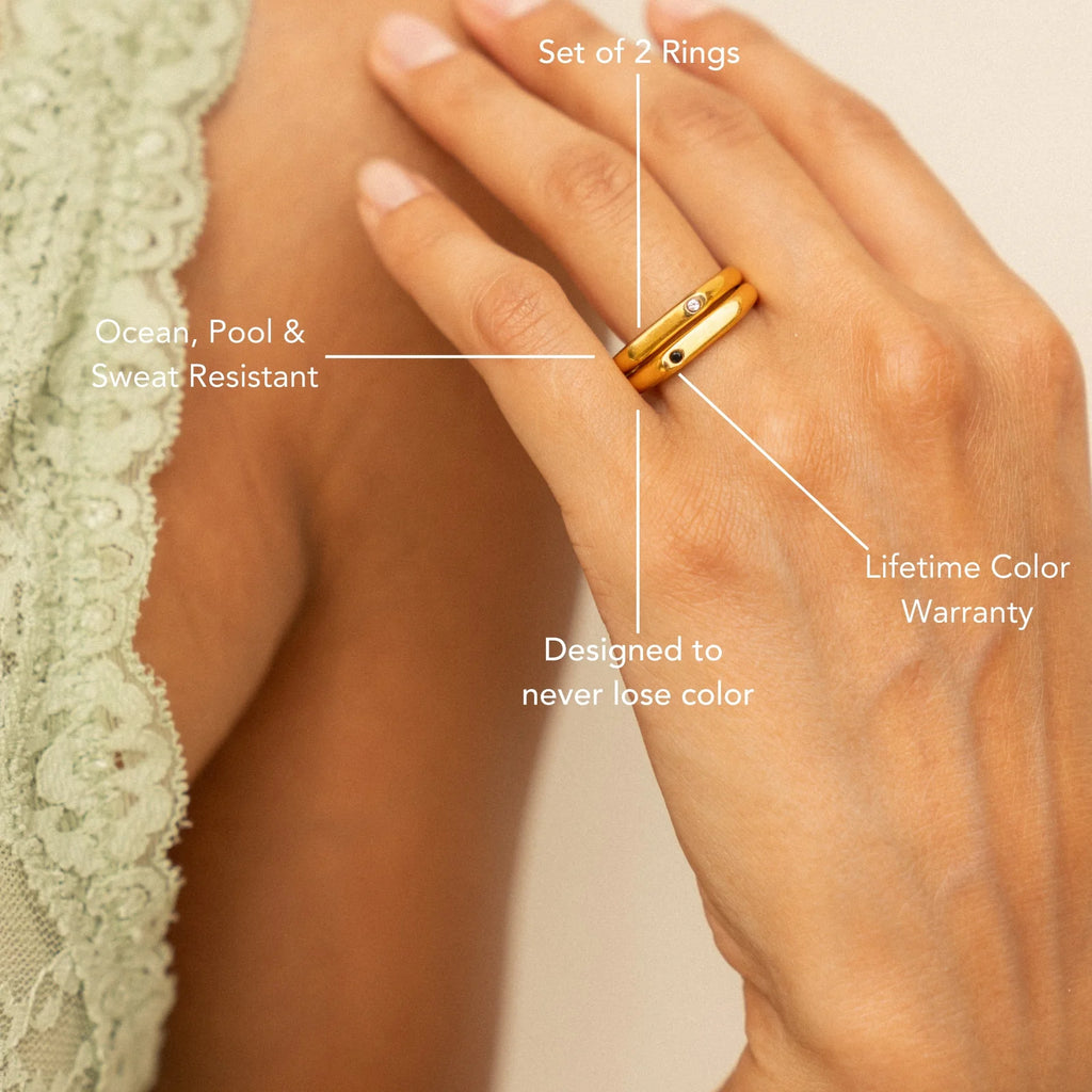 Atolea Best Friends Rings Set