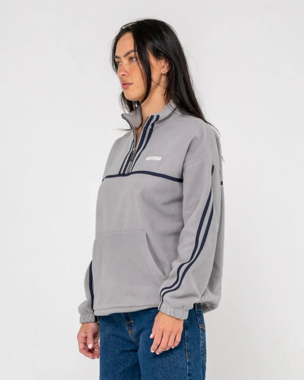 Rusty Bind Me Up Contrast Polar Fleece