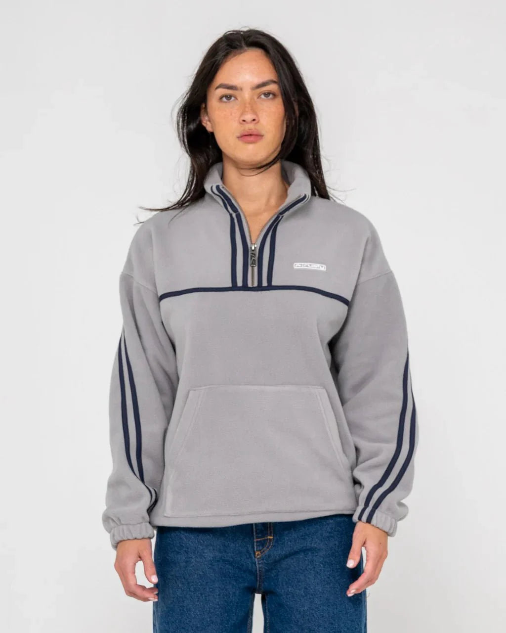Rusty Bind Me Up Contrast Polar Fleece