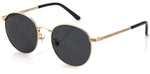 Heidi Brushed Gold Frame Smoke Lens