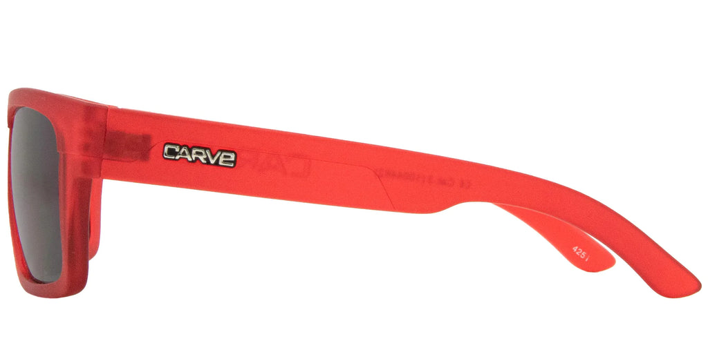 Carve Volley Jr Translucent Cherry Red Frame Sunglasses