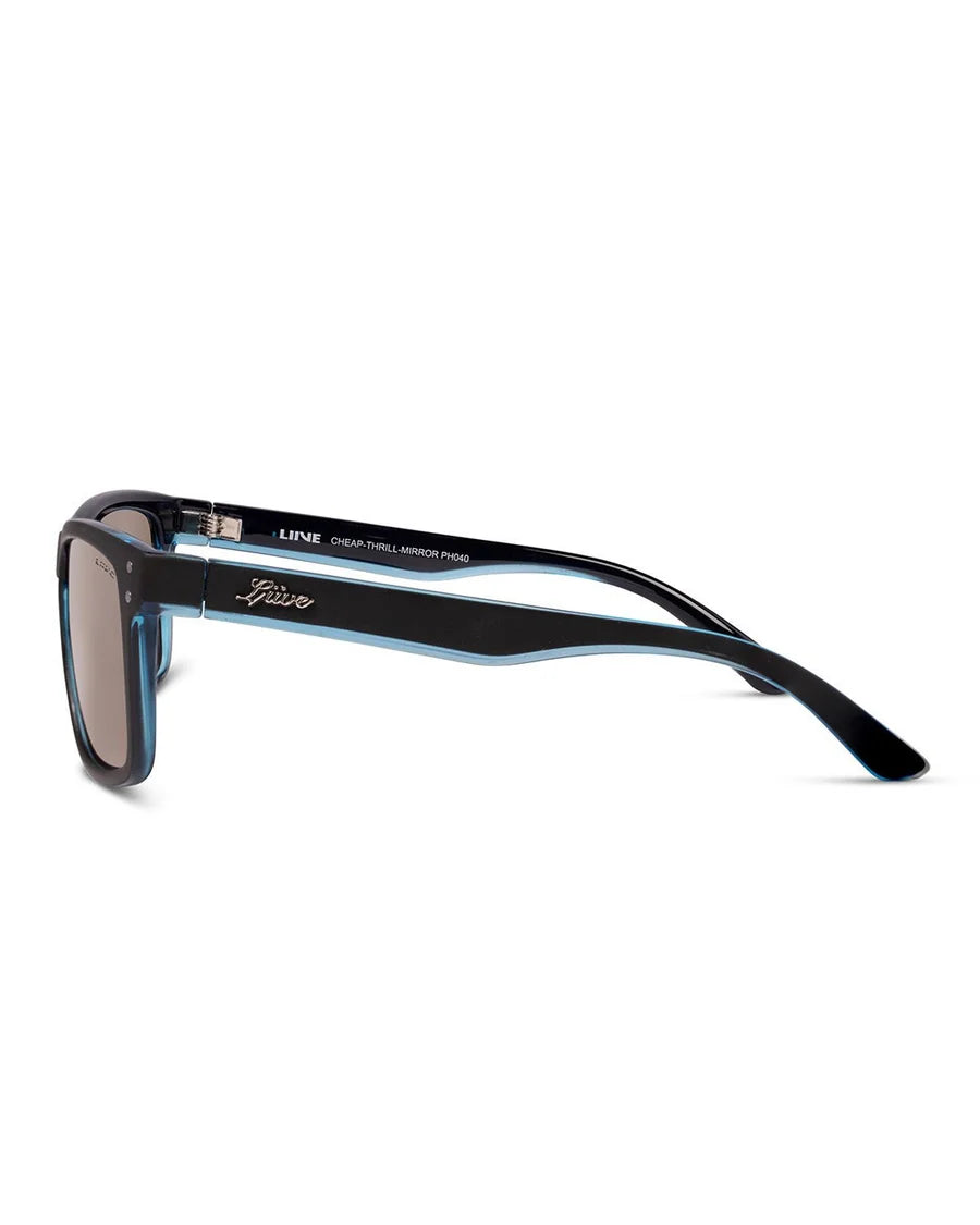 Liive Vision Cheap Thrill Mirror Matt Black Sky