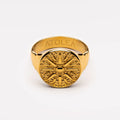 Atolea Golden Sun Ring