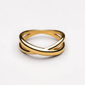 Atolea Bold Cross Ring