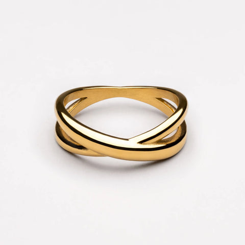 Atolea Bold Cross Ring