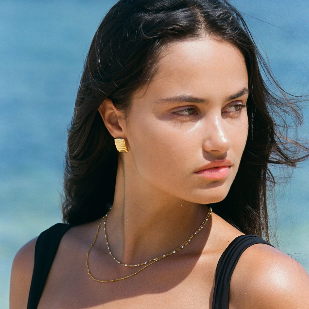 Atolea Double Beaded Choker