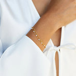 Atolea Double White Beaded Bracelet