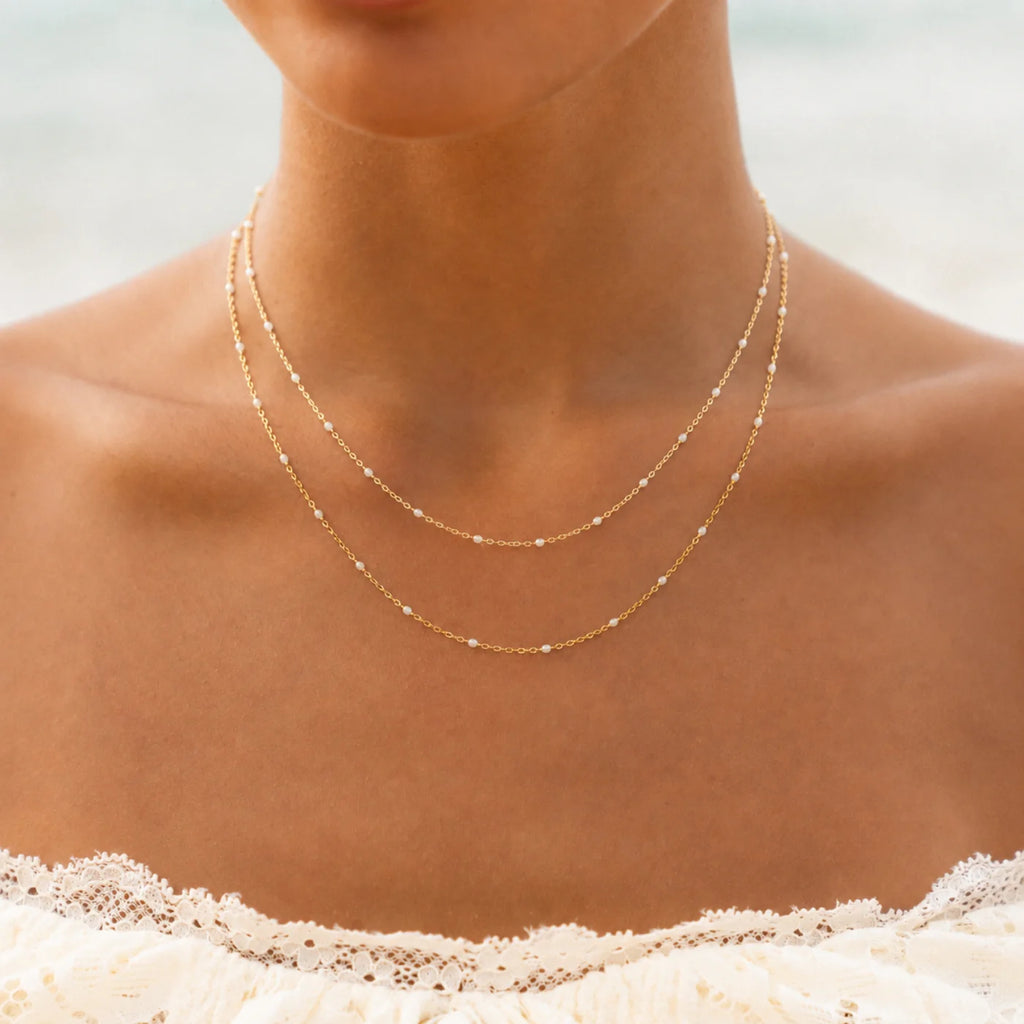 Atolea Double Beaded Choker