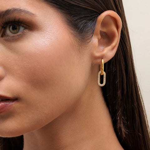 Atolea Double Hoops Earrings