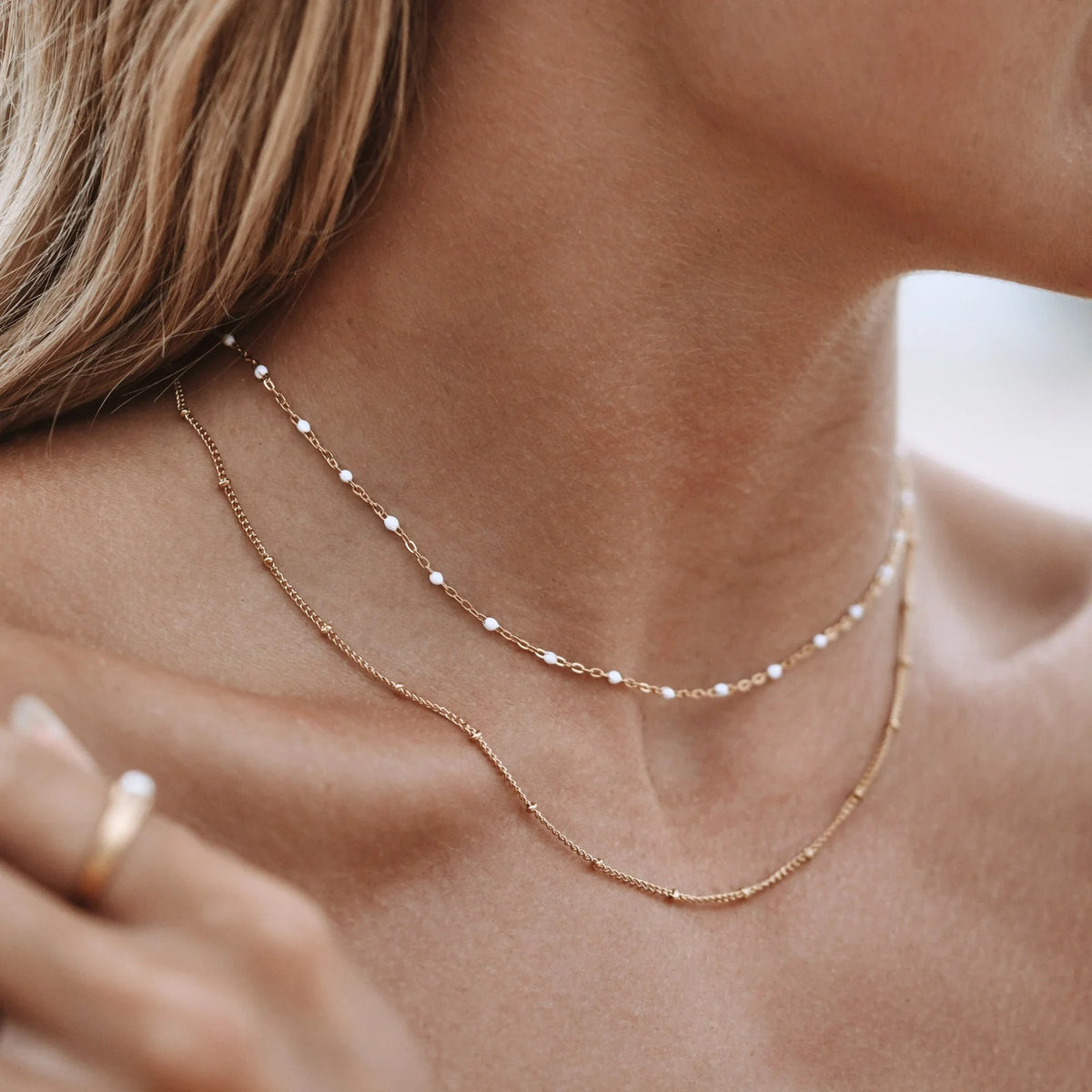 Atolea Double Beaded Choker