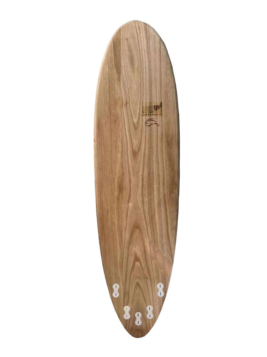 Ocean Soul Wood Wrapped Epoxy Board Funboard