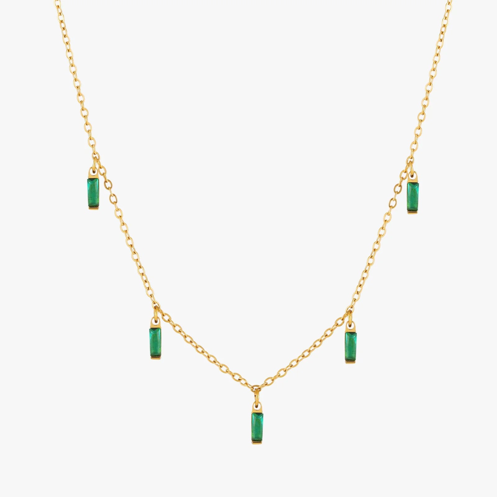 Atolea Rain Of Emeralds Choker