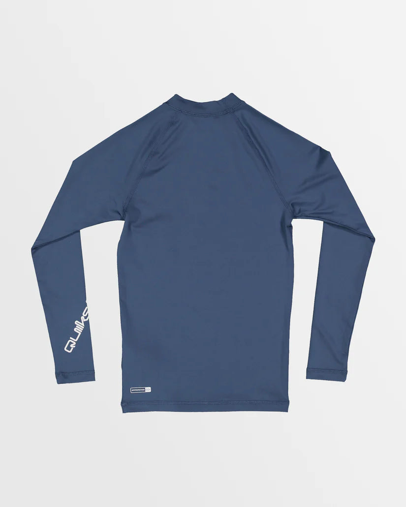 Quiksilver All Time Long Sleeve UPF 50 Rash Vest Boys 8-16