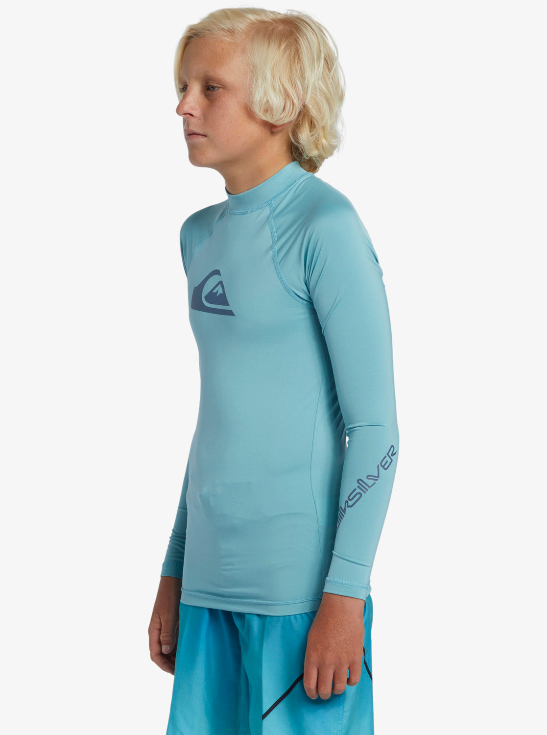 Quiksilver All Time Long Sleeve UPF 50 Rash Vest Boys 8-16