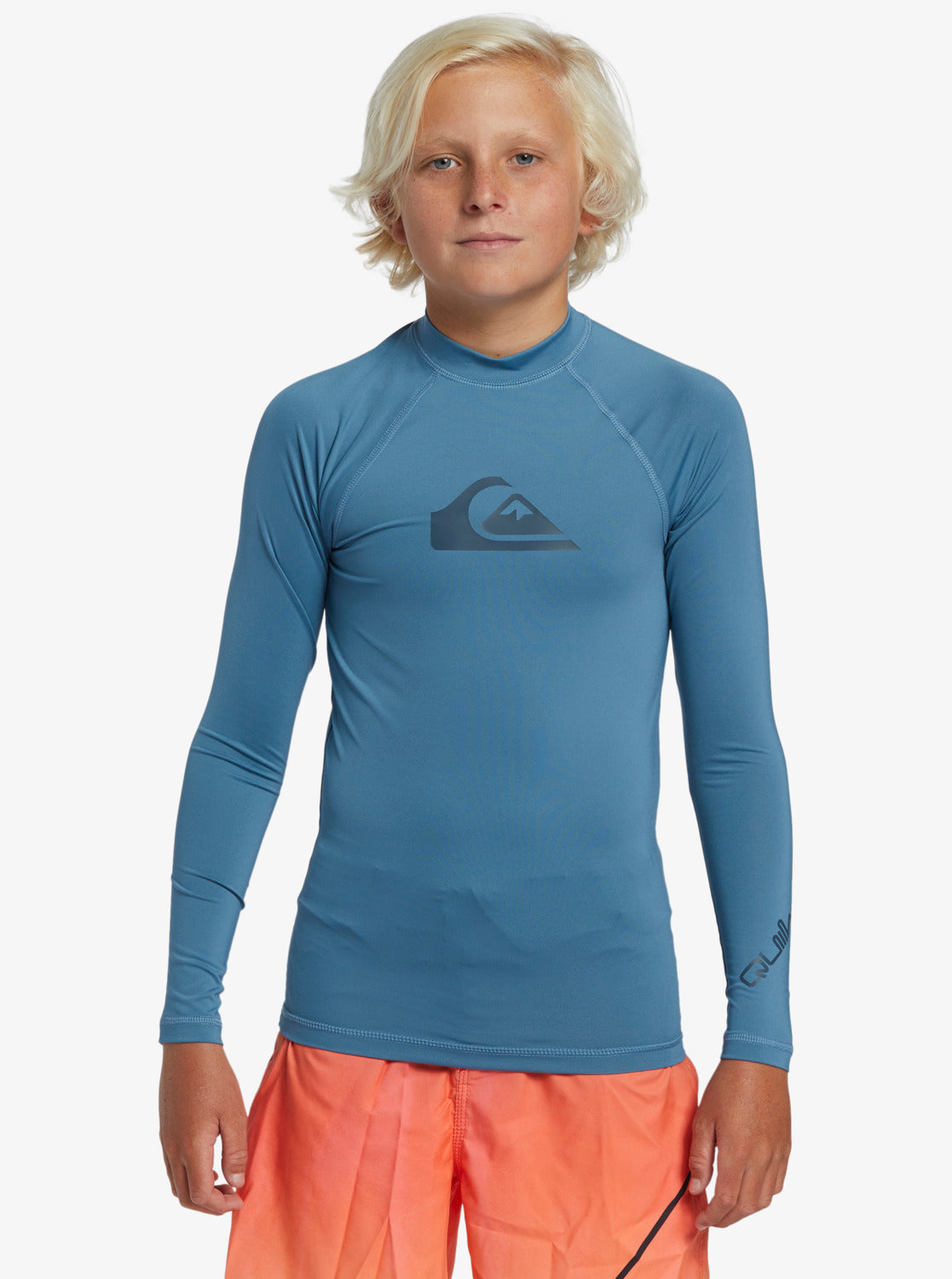 Quiksilver All Time Long Sleeve UPF 50 Rash Vest Boys 8-16