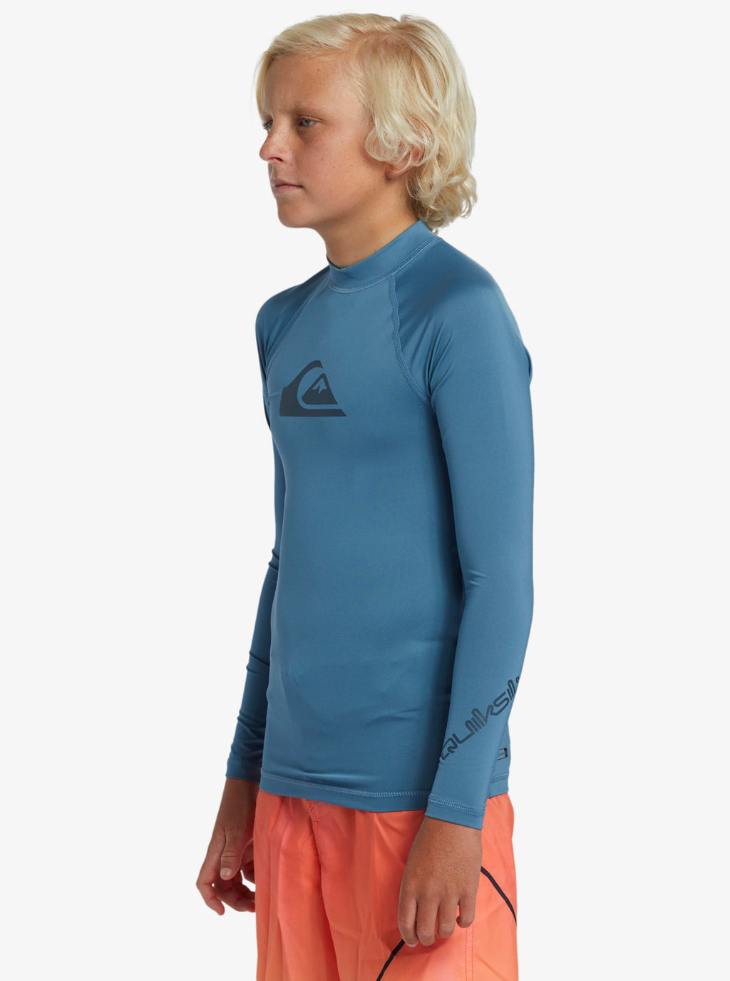 Quiksilver All Time Long Sleeve UPF 50 Rash Vest Boys 8-16