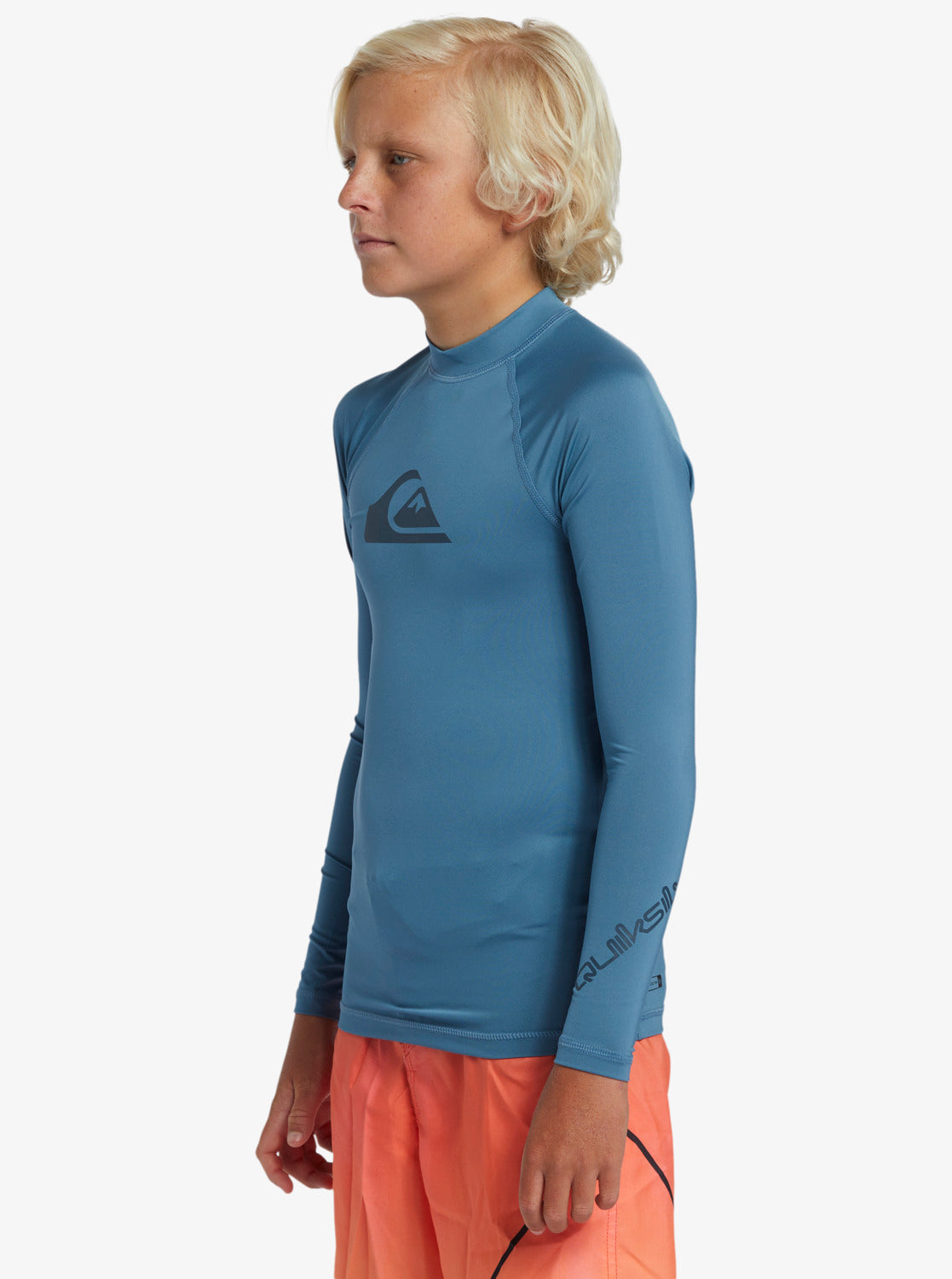 Quiksilver All Time Long Sleeve UPF 50 Rash Vest Boys 8-16