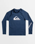 Quiksilver All Time Long Sleeve UPF 50 Rash Vest Boys 2-7