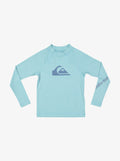Quiksilver All Time Long Sleeve UPF 50 Rash Vest Boys 2-7