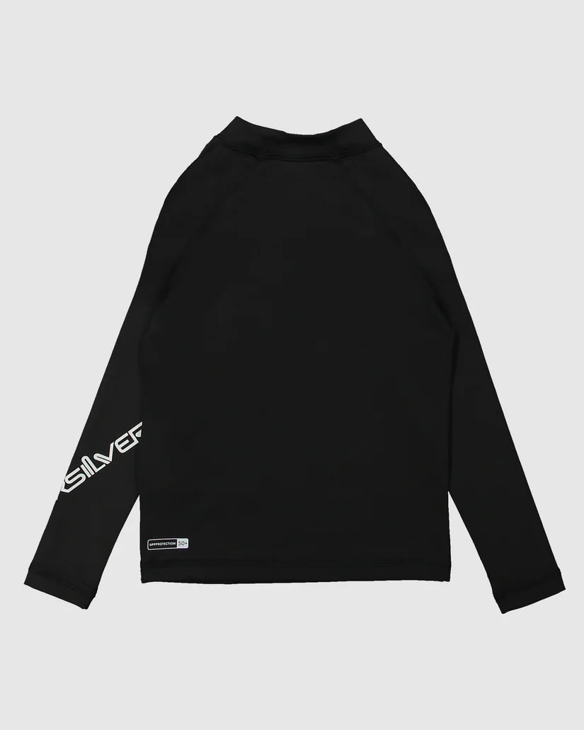 Quiksilver All Time Long Sleeve UPF 50 Rash Vest Boys 2-7