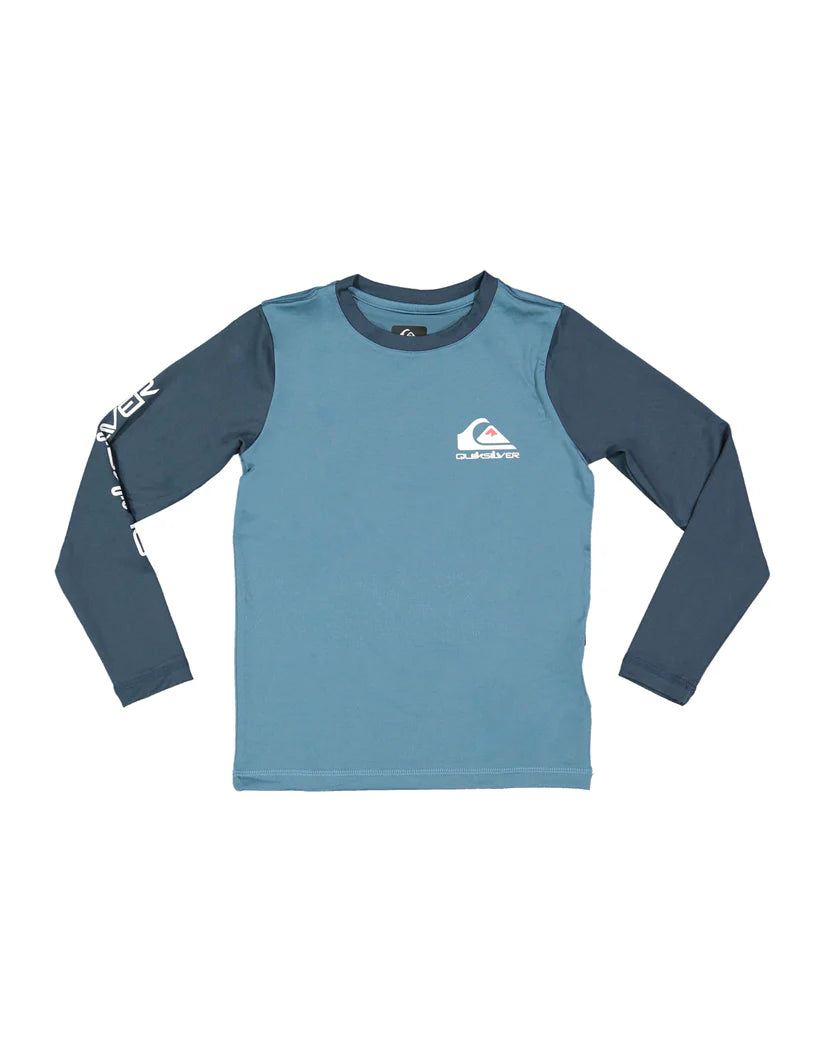 Quiksilver Heats Omni Long Sleeve UPF 50 Rash Vest Boys 2-7