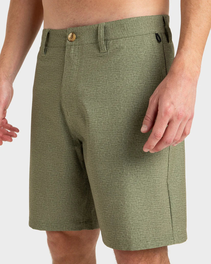 Quiksilver Union Heather Amphibian 19" Hybrid Shorts