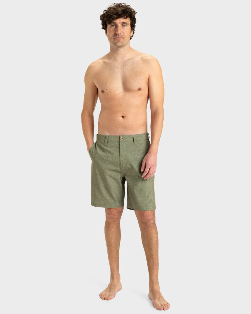 Quiksilver Union Heather Amphibian 19" Hybrid Shorts