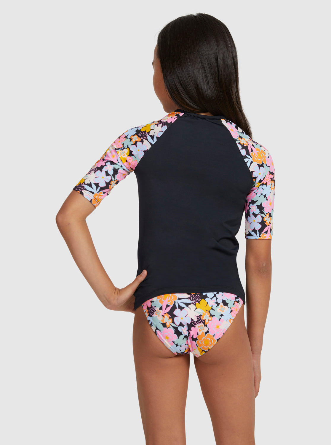 Roxy Above The Limits Short Sleeve Rash Vest Girls 6-16