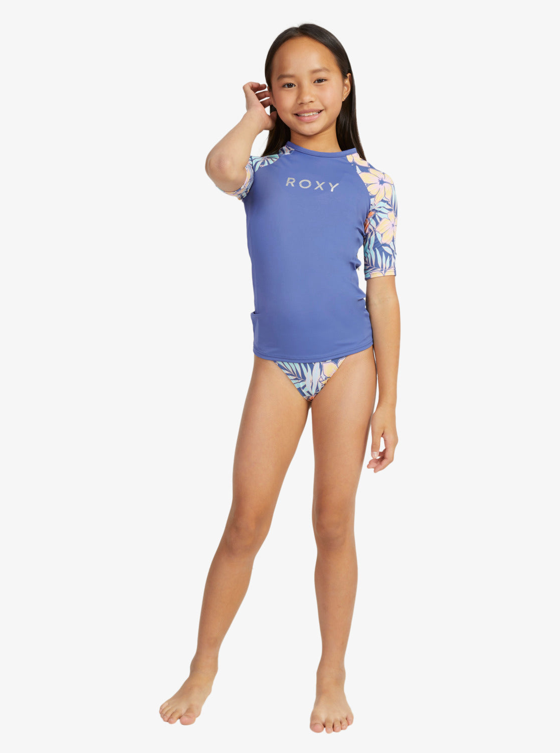Roxy Funky Palm SS UPF 50 Surf T-Shirt Girls 6-16