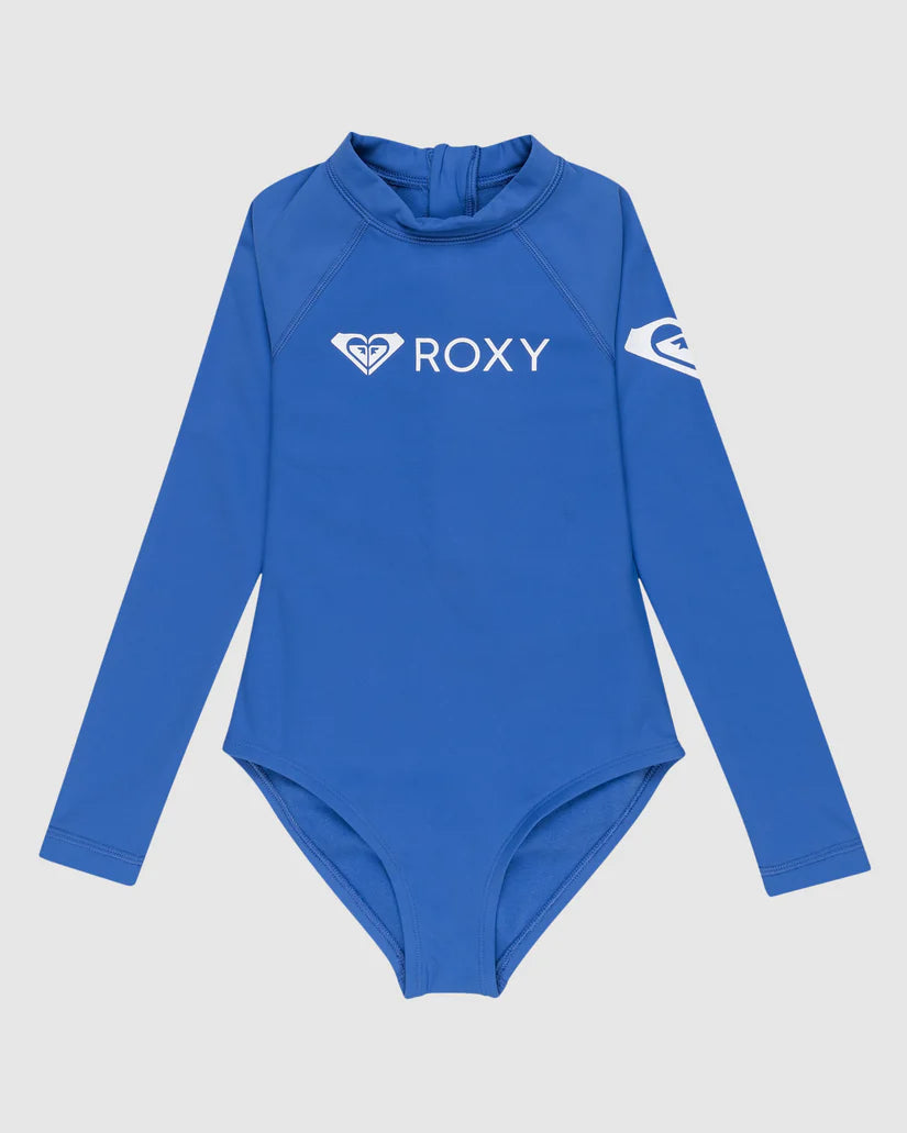 Roxy Heater Onesie Long Sleeve Rash Vest Girls 8-16
