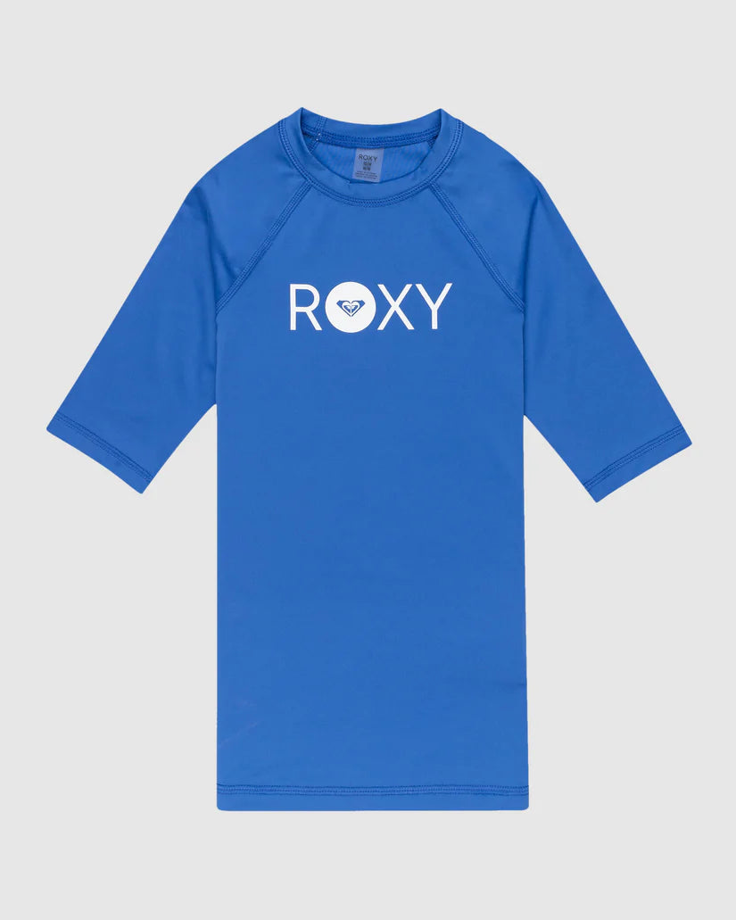 Roxy Essential Lycra Short Sleeve Rash Vest Girls 8-16