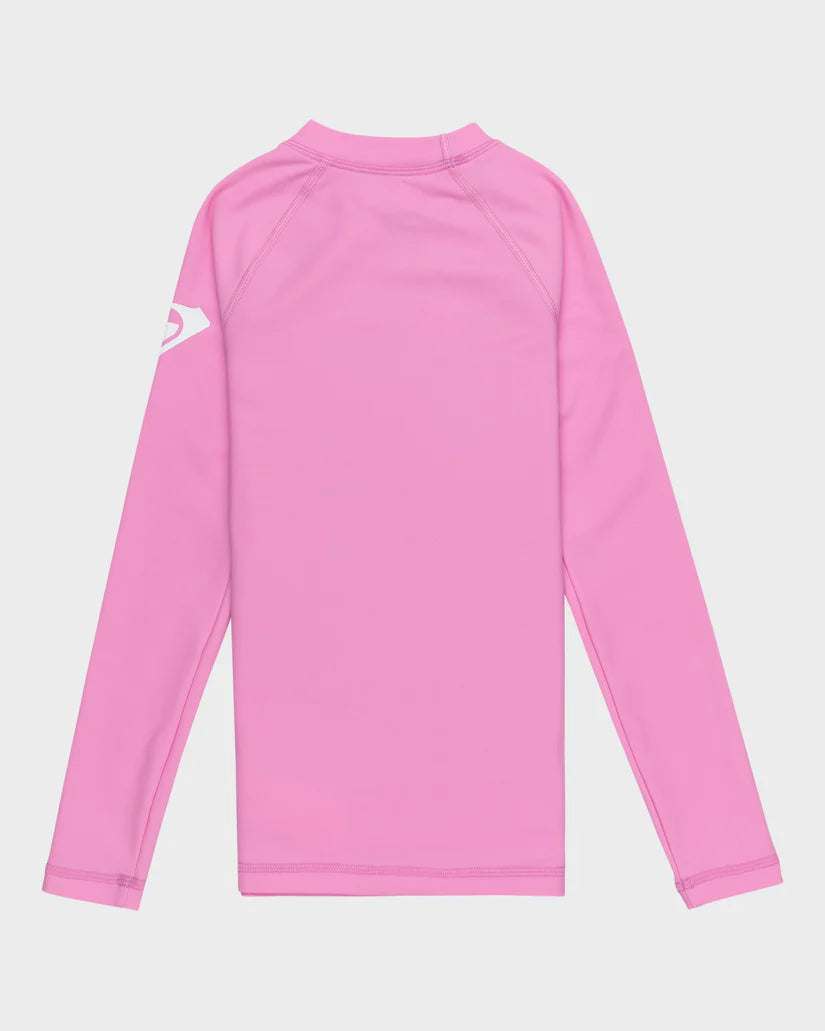 Roxy Heater Long Sleeve Lycra Rash Vest Girls 8-16