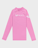Roxy Heater Long Sleeve Lycra Rash Vest Girls 8-16
